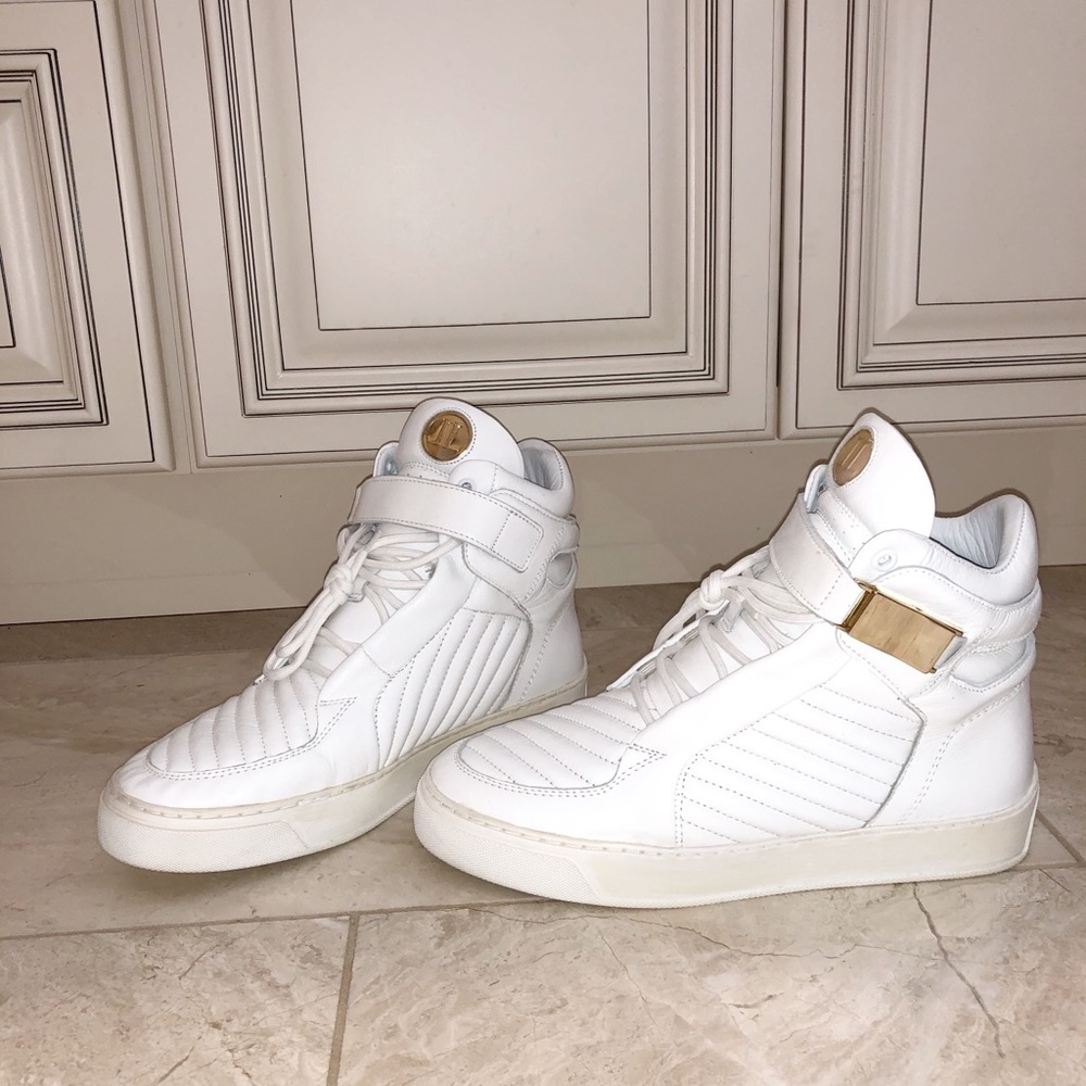 Leandro Lopes White High Top Sneakers